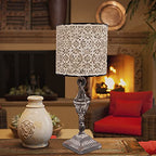 Metal Vintage Look Candle Holder Candle Lamp (Beige)