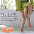 Pink Salt Crystal Accessories (Pink Salt Crystal Bath Ball - Round Shape) - color: Pink Salt Crystal Bath Ball - Round Shape