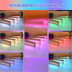 EATAKWARD 4 Pcs 5.9" Wood Rectangle Light Display Pedestal, Wooden LED Display Base Dimmable Colorful Lights Lamp Stand with USB Cable for Acrylic, Crystal, Night Light, Glass Resin Art - color: Inner Slot, Square Base