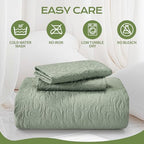 JYHOPE Baby Pink Twin Quilt Set 68x90 Lightweight Microfabric Bedspread, 3-Piece Quilt Bedding with Pillow Shams, Summer Cooling Quilts, Ribbon Wrapped Gift - color: Flower Pattern-pink, size: Twin(68x90)