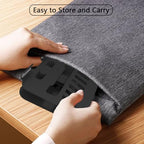 Metal Tablet Stand, Adjustable 360° Rotation Tablet Holder Compatible with 4-13" Tablet Such as iPad Pro Air, iPad mini, Tab S11 10, Surface Pro 12 (Black) - color: Black