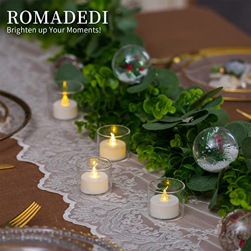 Votive Tea Light Candle Holders - Mini Clear Glass Tealight Holder as Candlelit Dinner Party Events Birthday Wedding Reception Centerpiece Decor Accessories, 10pcs+Extra 2 - size: 1.8x1.5inch