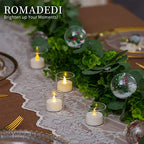 Votive Tea Light Candle Holders - Mini Clear Glass Tealight Holder as Candlelit Dinner Party Events Birthday Wedding Reception Centerpiece Decor Accessories, 10pcs+Extra 2 - size: 1.8x1.5inch
