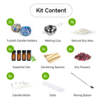 Candle Making Kit with Turkish Mosaic Holder – DIY Glass Candle Holder Craft Kit with Colorful Mosaic Tiles & All Natural Soy Wax – Handmade Arts & Crafts Complete Gift for Adults & Beginners (2)