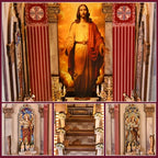 Book Nook Kit, Simple Booknook Bookend, Miniature Dollhouse House Kit for Beginner, DIY 3D Puzzle Model with LED Light and Dust Cover - Jesus Christ Church Cathedral - style: Cathedral