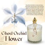 VIONAMI Ghost Orchid Rare Flower Luxury Scented Candle – Soy Candle in Glass Jar, 80Hr 14.8oz, Scented Candles for Women, Candle Gift for Her, Birthday Gifts for Women, Luxury Candles for Women