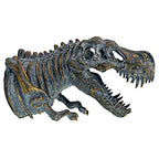Design Toscano Bones of The Dinosaur T-Rex Skeleton Wall Sculpture, 16.5 Inches, Full Color - style: T-Rex Skeleton