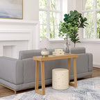 Plank+Beam Solid Wood Console Table, 46 Inch, Sofa Table, Narrow Entryway Table for Hallway, Behind The Couch, Living Room, Foyer, Easy Assembly, Pecan - color: Pecan, size: 46" Console Table
