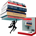Artori Design Floating Bookshelf for Kids, Invisible Metal Book Shelf, Wall Decore Book Lovers Bookshelf (Wondershelf) - size: Wondershelf