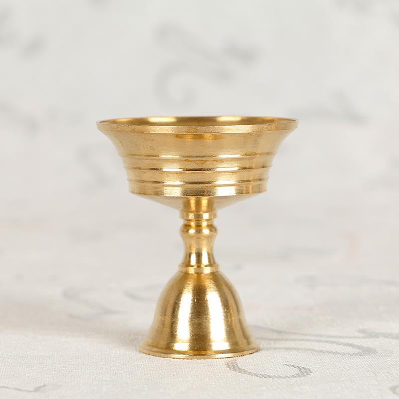 Copper Candle Holder, 1PC, Butter lamp Holder, Long lamp, Candle Rod, Candle Holder, Copper Cup, Home Decoration（NO.7）