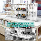 EVERHANGER Metal Pegboard Display Stand, Freestanding Tabletop Pegboard Display for Craft Shows & Fairs, 12"X16", 4pcs Gray - color: Gray, size: 4pack 12"X16"