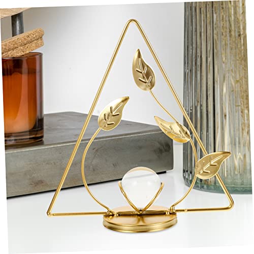 Luxury Leaf Ornament Ginkgo Leaf Decor Metal Statue Beautiful Home Decor