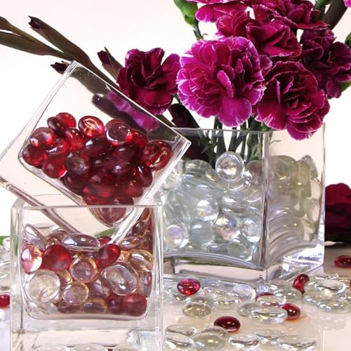 WGVI Clear Square Glass Tea Light Votive Candle Holder, Width 3", Height 3", Small Cube CandleHolders Container Dish Terrarium Tabletop Event Decor, 1 Pieces - size: Clear Cube 3"H