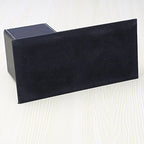 KINGFOM PU Leather Desk Organizer and Accessories, Pencil Holder for Desk with Business Cards Stand, School Office Supplies Collection Caddy Black - color: Black-M
