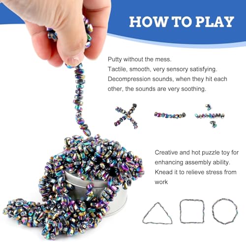 1100pcs Putty, Fidget Toys, Fidget Toys Adults ，Sensory Toys，Adults Gifts,Desk Fidgets Toys for Office Stress/Anxiety Relief (1100 PCS(Colour)) - size: 1100 PCS (Colour)