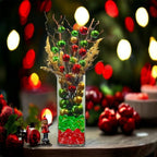 HappyFiller 630 PCS Green Color Acrylic Gems Plastic Flat Marbles Gemstones for Vase Fillers,Party Confetti Table Scatters Aquarium Fish Tank Fishbowl Pebbles Stones,Arts Crafts - color: Dark Green