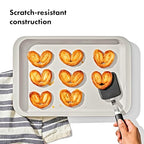 OXO Good Grips Non-Stick Pro Ceramic Coated Metal Bakeware Quarter Sheet Pan – Biscuit - color: Biscuit, size: Quarter Sheet Pan