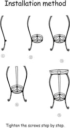 28.4 inches Tall Metal Plant Stand 11.8 Dia for Indoor or Outdoor use,2 Tier Heavy Duty Flower Pot Stand Rack 11.8 inches Diameter Holds Big Heavy Plants,Black (28.4 INCHES TALL) - size: 28.4 INCHES TALL
