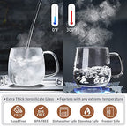 DOPUDO Glass Tea Cup with Infuser and Lid, 17.6oz/520ml Large Borosilicate Teacup,Tea Glass, Clear Mug for Loose Leaf Tea, Blooming Tea, Microwave & Dishwasher Safe - Tea Maker Gift for Birthday. - size: 1 Count (Pack of 1)