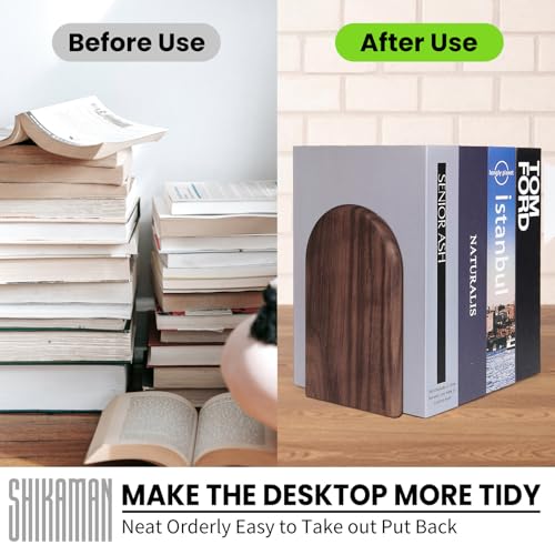 Book Ends,Bookends Wood Book Ends Universal Economy Bookend (16, Large) - size: Large