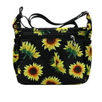 Purses and Shoulder Handbags for Women Crossbody Bag Messenger Bags - color: Standard-floral-sunflowers