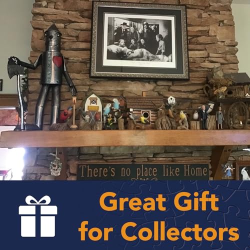 Bits and Pieces Tin Woodsman Tin Man Metal Garden Statue - Whimsical Metal Yard Art Sculptures Tinman Figure - Weather Resistant Sculptures for Porch Patio Yard - 30" Tall Lawn Statues