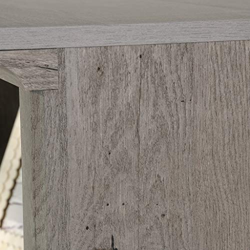 Sauder 5 Tier Book Shelf Wooden Bookcase Multipurpose Bookshelf for Home Office, Living Room, in Mystic Oak - color: Mystic Oak