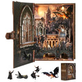 MiniCity Book Nook Kit with LED Light, Miniature House Kit for Birthday, 3D Wooden Bookends Puzzle, Bookshelf Decor for Adults, Teens, Beginners (Introduction to Magical Flight) - style: Introduction to Magical Flight