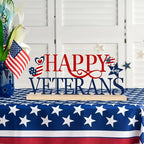 COCHIE Metal Happy Veterans Day Sign, Thank You Veteran Table Centerpieces Decorations for Home, Office, Shelf, Mantel, Indoor, Traditional Party Supplies Decor (Veterans) - style: Veterans