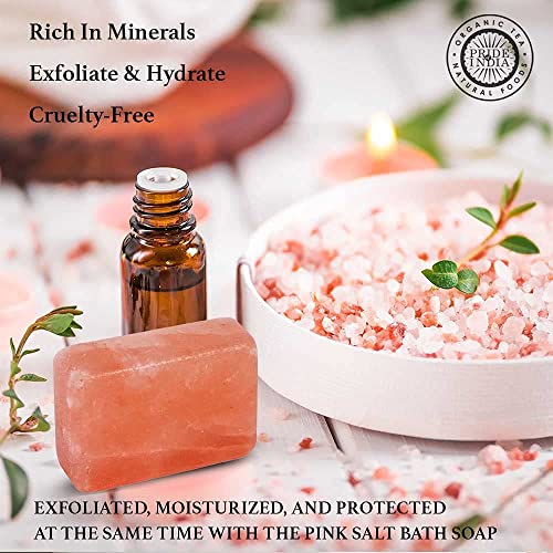 Pride Of India Pink Salt Crystal Accessories (Pink Salt Crystal Soap - Regular Shape) - color: Pink Salt Crystal Soap - Regular Shape