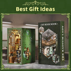 CCCDF Book Nook Kit, DIY Scene Miniature House Kit Tiny House Mini Booknook Craft Bookshelf Decor, 3D Puzzles for Adults, Gifts for Book Lovers (The Radium Lady) - style: The Radium Lady