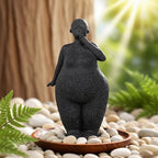 European Style Creative Yoga Figurine Sculpture - Luxury Minimalist Style Display Model/Yoga Studio Resin Art Character Decoration