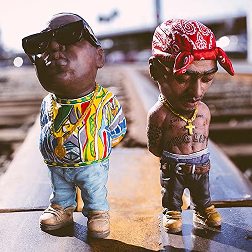Legend-Commemorative Resin Ornaments, Peculiar and Interesting Rap Music Star Resin Sculptures, Commemorative Resin Ornaments, Best Gift for Friends, Black - color: Biggie+(black)