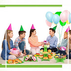 Zopeal 7 Pcs Dessert Table Display Set 3-Tier Cupcake Stand 1-Tier Cup Cake Display Tower Platters and Serving Trays Cardboard Cake Cookie Holders for Wedding Birthday Party Baby Shower(Green) - color: Green