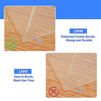 12 Pack Acrylic Sign Holder 8.5 x 11 Slant Back Acrylic Stands for Display Plexiglass Clear Acrylic Display Stands for Ad Frame, Picture Photo Frames, Promotions, Restaurants, Office, Store - size: Vertical 12 Pack 8.5x11''