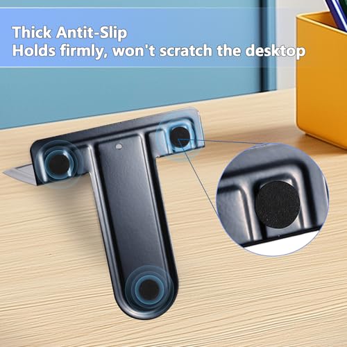 30 PCS/15 Pair Bookends,Black Metal Bookends,Metal Book Ends for Shelves,Non-Skid Bookend,Heavy Duty Bookend for Office Home Kitchen Decorative,6.5 x 4.9 x 5.7in
