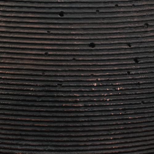 Signature Design by Ashley Hannela 17" Modern Distressed Polyresin Vase, Antique Brown - color: Dark Brown, size: 17 inch