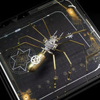 Steampunk Spider Metal Model Kit for Adults – DIY Mechanical Insect Sculpture with Brass Gear Details, 3D Retro Industrial Art Puzzle Craft for Home Office Decoration & Collectors Gift (Frons Spider) - style: Frons Spider