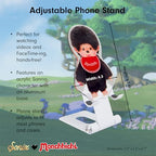 Sonix x Monchhichi Character Phone Stand | Adjustable Cell Phone Holder, Desk Stand, Dock | Monchhichi Boy - color: Monchhichi Boy