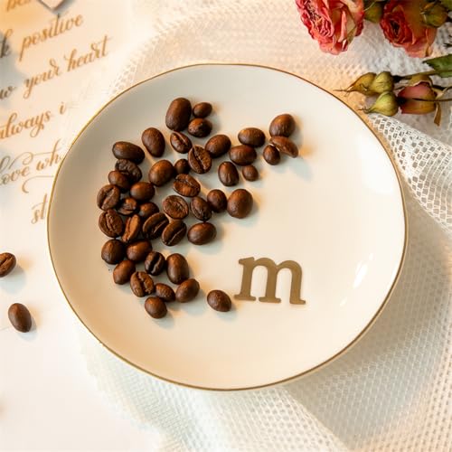 Ceramic Ring Holder for Jewelry, Jewelry Tray, Ring Dish, Aesthetic Room Decor, Engagement Gifts Bride Gifts Wedding Gifts for Women, White, 4.75"(M) - color: M