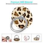 Bonoma Phone Ring Holder, 3 Pack Leopard Pattern Universal Finger Ring Stand Grip Kickstand Compatible with Smartphones and Tablets-Leopards - color: Leopard Pattern