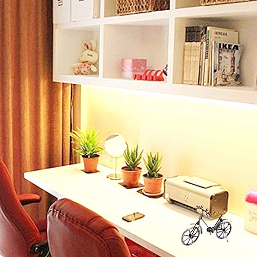 Bicycle Decor Unique Metal Bicycle Home Office Bike Decoration Art Ornaments Figurines Bike Red Copper Bike Decor Iron Decorative Bicycle Classic Bike Sculpture for Children Toys Gifts
