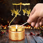 Kunrsug Hummingbird Rotating Scented Candles Gift Set for Birthdays, Christmas, Thanksgiving, or As A Unique Present for Your Mom, Sister, Girlfriend, Colleagues, Friends, or A Dear Friend - style: Hummingbird