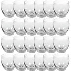 Ashland Round Glass Votive Candle Holder - Candle Holder for Birthdays, Weddings, Parties, and Baby Showers - Bulk 24 Pack