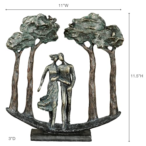 Through The Years Couple in Love Table Sculpture