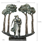 Through The Years Couple in Love Table Sculpture