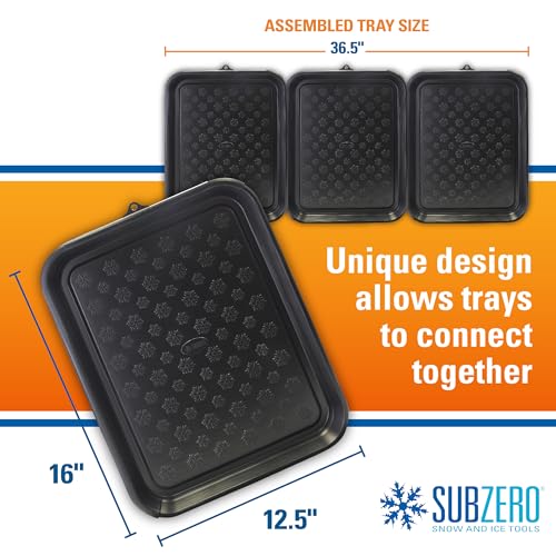 Subzero 12555 Customizable All Season Boot Tray, 3 Piece