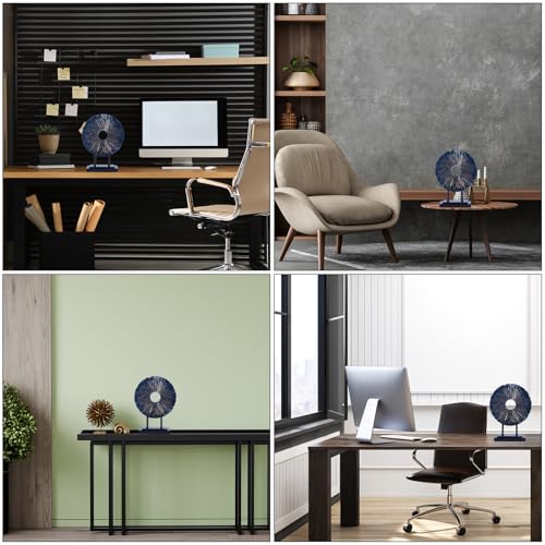 Minimalist Round Statue Above Cabinet Decor Kitchen, Modern Decorative Sculpture Home Decorations for Living Room Coffee Table, Office Decor Items, Center Pieces Decoration (Blue) - color: Blue