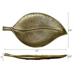 BBH Home's Handmade Gold Novelty Shaped Aluminium Tray 10.82 x 6.10 x 0.78 AMBBVK037AB2020 - color: Gold