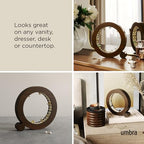Umbra FERRIS JEWELRY ORGANIZER WALNUT - color: Walnut